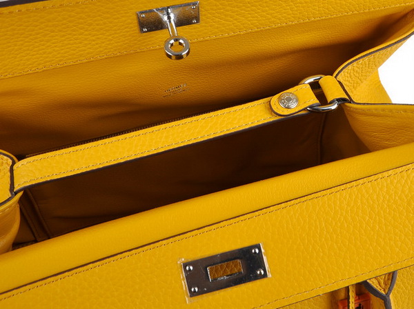 Best Hermes Toolbox 20 Shoulder Bag Yellow 6021 On Sale